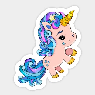 Cute Unicorn Sticker